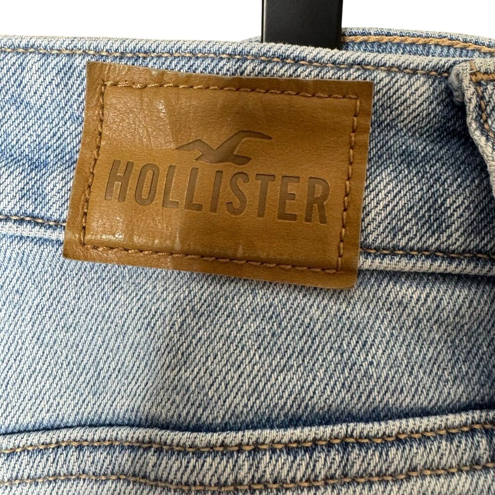 Hollister Jeans Women's Ultra High Rise Dad Jeans 31x28 Distressed 12S - Picture 5 of 6